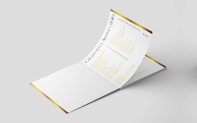 Impactea concept : création Catalogue du Salon des créateurs